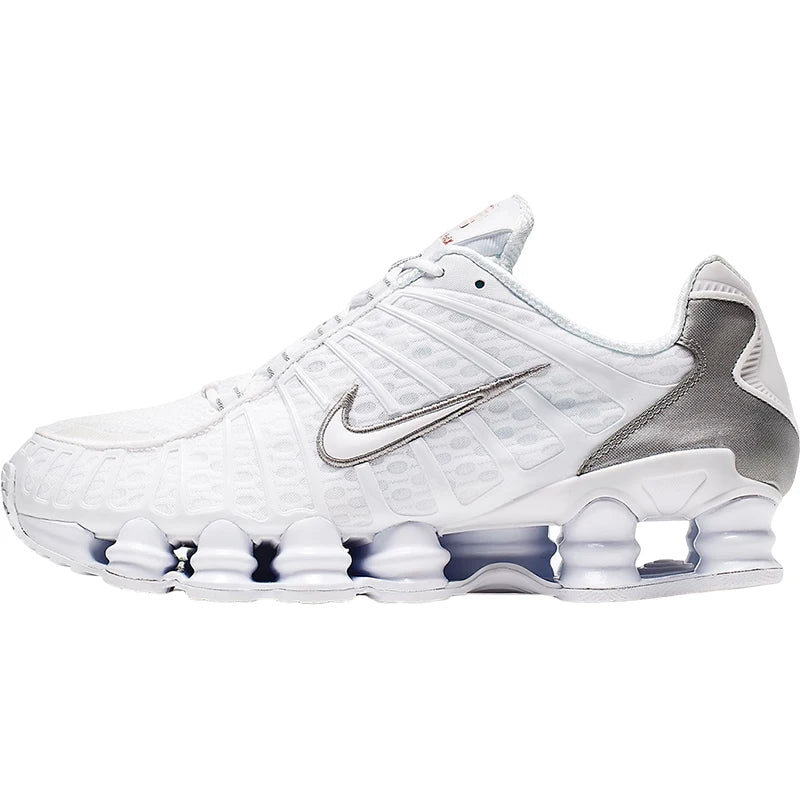 Nike Authentic Shox TL Men's Air Column Cushioned Sports Fashion Running Shoes AV3595-100